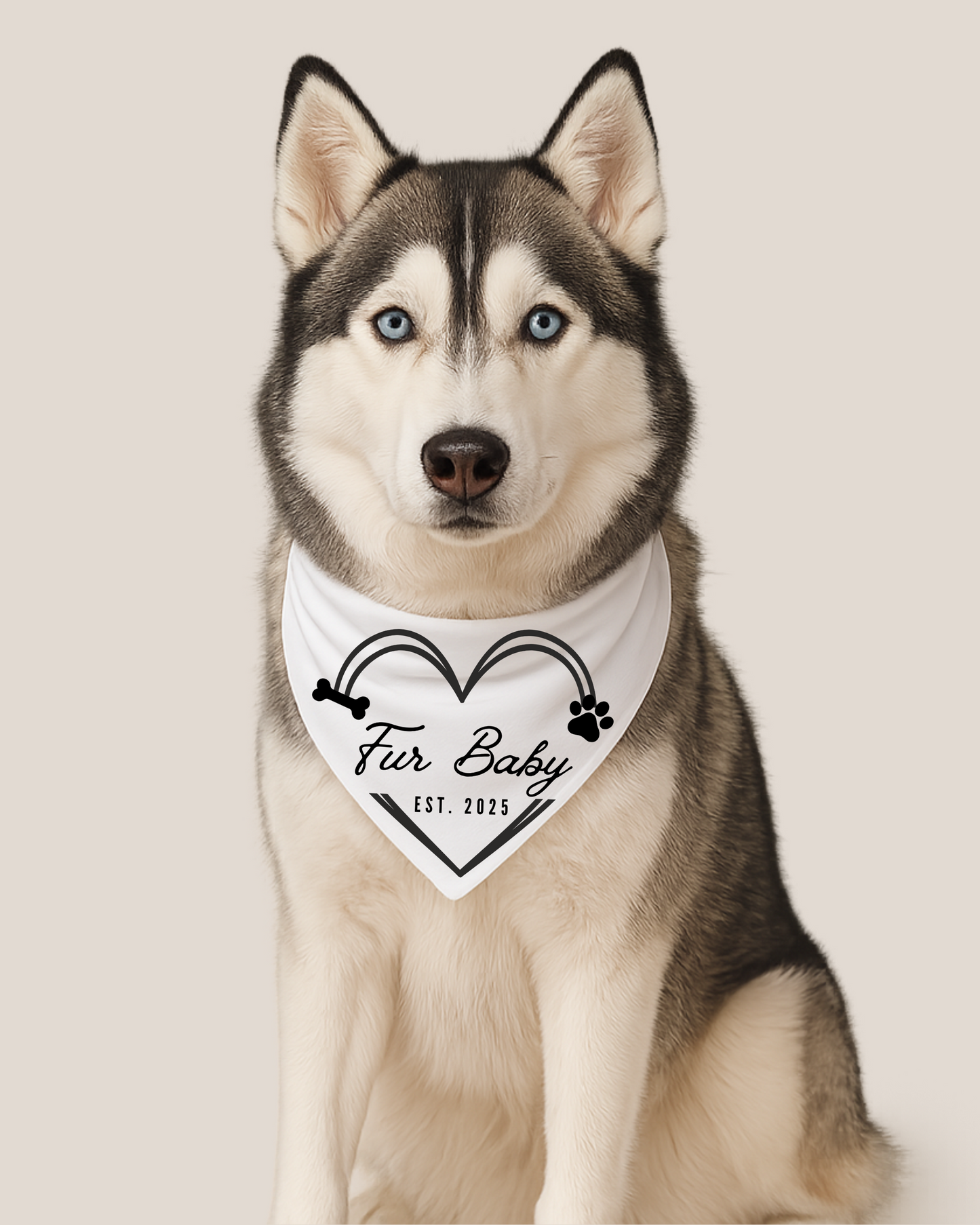 Personalized Fur Baby (Matching) Bandana
