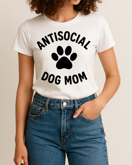 Antisocial Dog Mom (Matching) Apparel